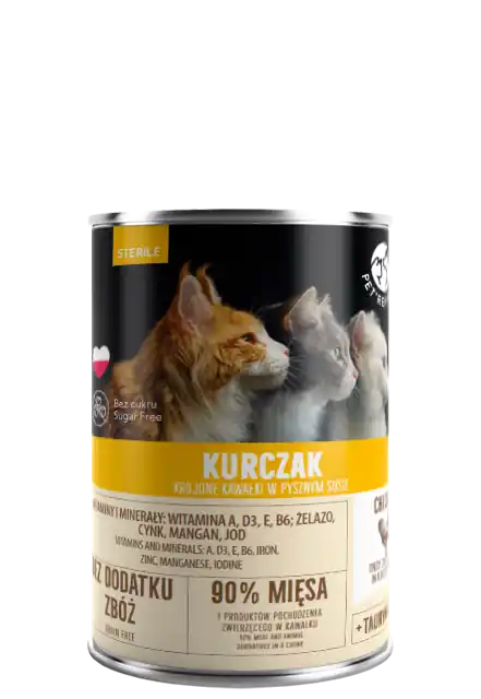 Premium Pet Republic karma dla kota po sterylizacji z kurczakiem w sosie puszka 400g