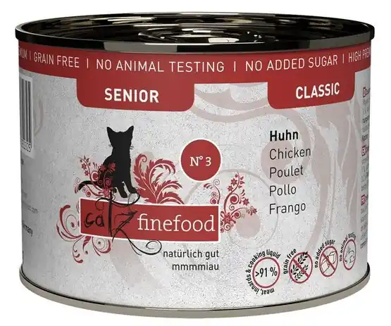 Catz Finefood Classic Senior N.03 kurczak puszka 200g Promocja