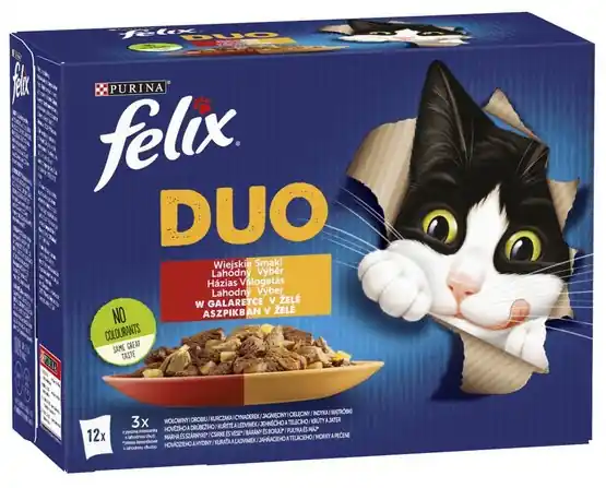 Promocja Felix Fantastic Duo Wiejskie Smaki galaretka saszetki 12x85g