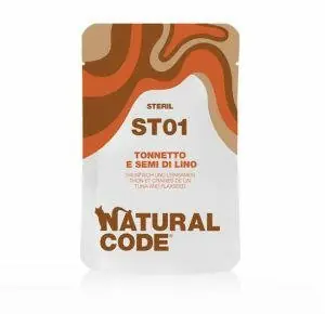 Wybór klientów Natural Code Sterelised saszetka dla kota 70g
