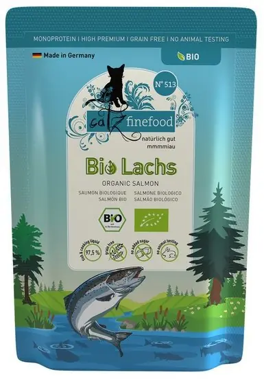 Catz Finefood Bio N.513 Łosoś saszetka 80g Ostatnia szansa