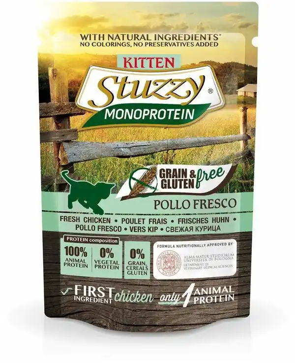 Zamów dziś Stuzzy Monoproteinowa mokra karma dla kociąt z kurczakiem saszetka 85g