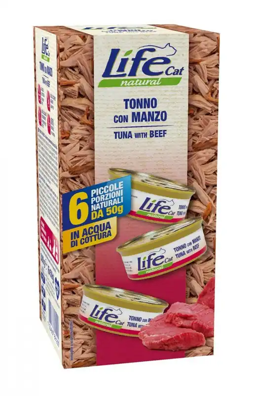 Ekspresowa dostawa Life Cat Multibox pełnoporcjowa mokra karma dla kota 6x50g