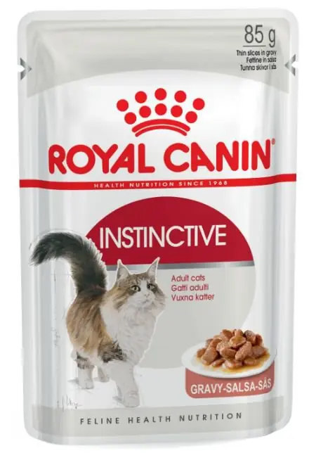 Darmowy zwrot Royal Canin Instinctive w sosie karma mokra dla kotów dorosłych, wybrednych saszetka 85g