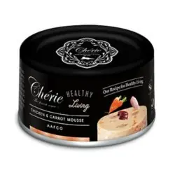 Oferta limitowana Cherie Healthy Living Series delikatny mus z kurczaka z marchewką dla kota 80g