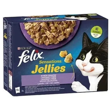 Felix Sensations Mix w galaretce saszetki 12x85g Dostępne od ręki