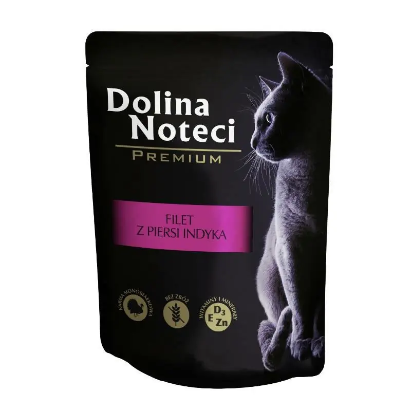 Dolina Noteci Premium filet z piersi indyka w sosie saszetka dla kota 85g Zamów teraz