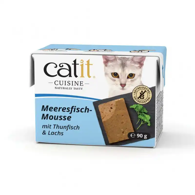 Wybór klientów Catit Cuisine Ocean Fish Mouse mus dla kota 90g