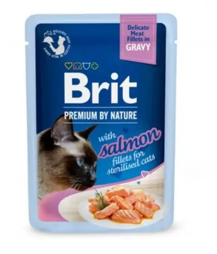 Brit Premium by Nature Starilised Fillets filety w sosie saszetka 85g Obniżka ceny
