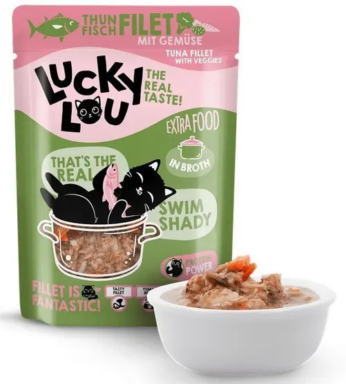 Lucky Lou Extrafood Tuńczyk i warzywa w bulionie saszetka 70g Nie przegap