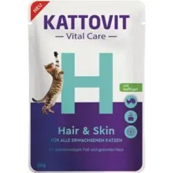 Kattovit Vital Care Hair & Skin karma na lśniącą sierść dla kota 85g Oferta
