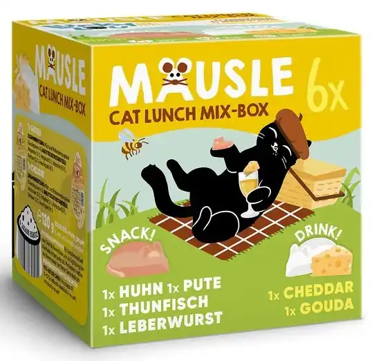 Lucky Lou Mausle MultiPack bez zbóż i bez dodatku cukru 6 x 28g/20ml Promocja