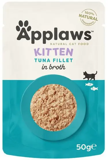 Applaws saszetka dla kota Kitten Tuńczyk w rosole 50g Wyprzedaż