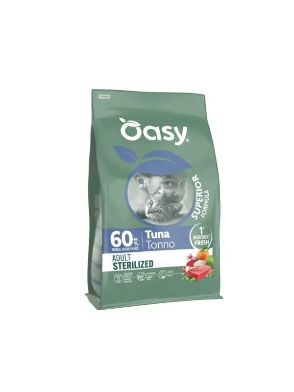 Najlepsza cena Oasy Lifestage Cat Adult Sterilized Tuna karma dla kotów z tuńczykiem