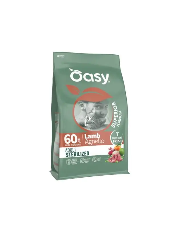 Oferta czasowa Oasy Lifestage Cat Adult Lamb karma dla kotów z jagnięciną