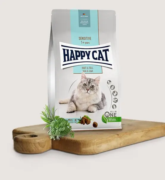 Happy Cat Sensitive Skin & Coat zdrowa skóra i sierść dla kotów dorosłych Do wyczerpania zapasów