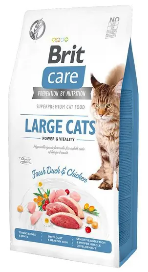 Sprawdź teraz Brit Care Cat Grain Free Large Cats Power & Vitality dla dorosłych kotów dużych ras