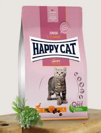 Happy Cat Junior Farm Poultry sucha karma dla kociąt w wieku 4-12 mies Ostatnia szansa