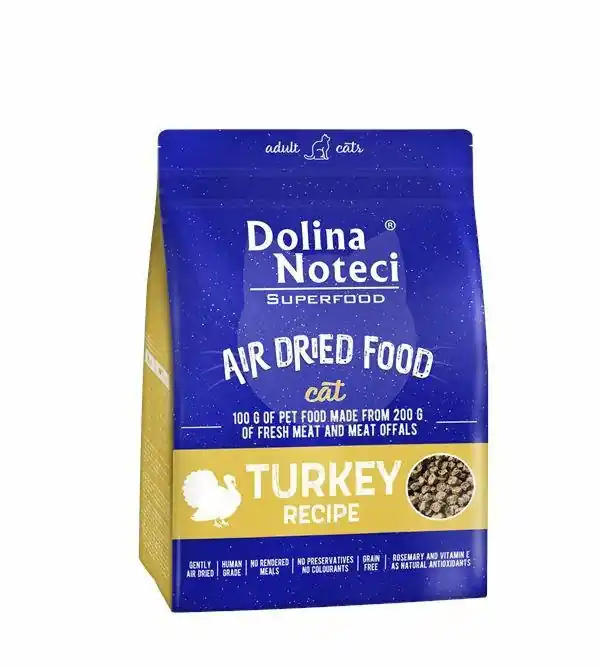 Bezpieczne zakupy Dolina Noteci Superfood karma sucha dla kota z indykiem 1kg