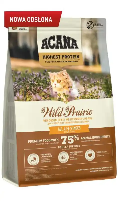 Acana Wild Prairie Cat bezzbożowa karma dla kotów wszystkich ras i w każdym wieku Ostatnia szansa