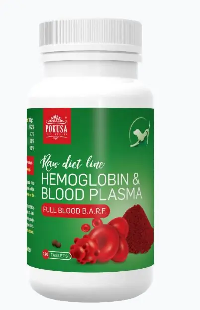 Wyprzedaż Pokusa Hemoglobin & Blood Plasma w tabletkach osocze 120 tabletek