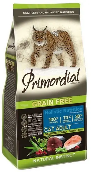 Primordial Cat Grain Free Adult Salmon & Tuna karma z rybą bez z zbóż dla kotów Ograniczona ilość
