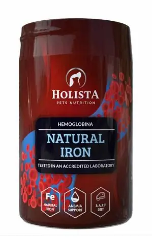 Holista Natural Iron Hemoglobina żelazo dla psa i kota Sprawdź teraz