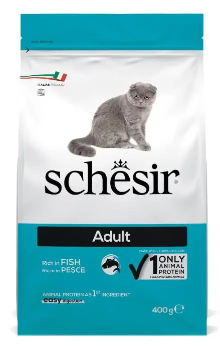 Rabat Schesir Original sucha karma dla kotów z rybą