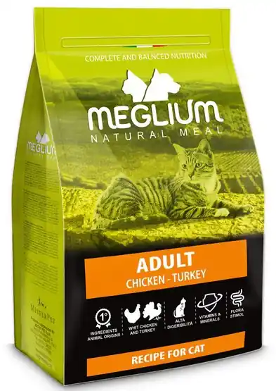 Meglium Cat Adult Chicken & Turkey 10kg Ostatnia szansa