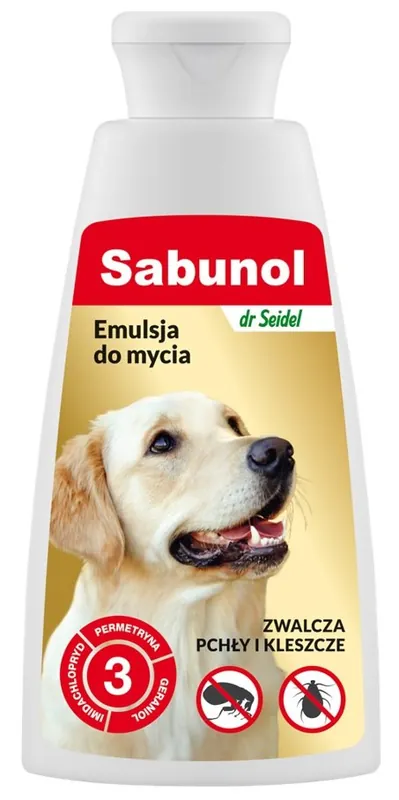 Oferta czasowa Sabunol emulsja do mycia przeciw pchłom 150ml