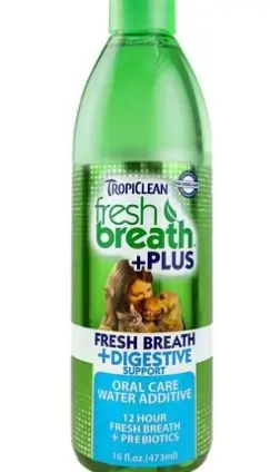Łatwy zwrot Tropiclean Wateradditive Digestive dodatek do wody z probiotykiem na trawienie dla psa i kota 473ml