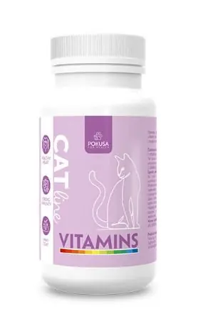 Super okazja Pokusa CatLine Vitamins Multiwitamina dla kotów 90 tabletek 23g