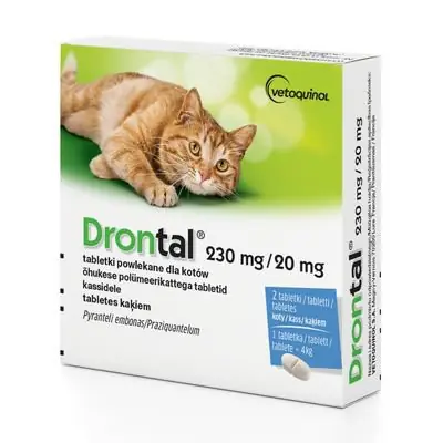 Bezpieczne zakupy Vetoquinol Drontal kot- tabletki na odrobaczenie dla kotów