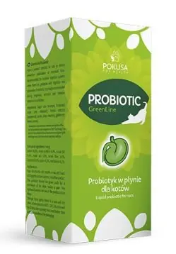 Pokusa GreenLine priobiotyk w płynie dla kotów 100ml Szybka wysyłka