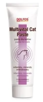 Zniżka Dolfos Multivital Cat Paste Witaminy Minerały Aminokwasy 100g