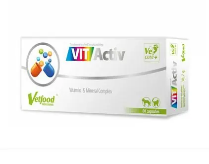 Vetfood VitaActive witaminy i składniki mineralne dla psów i kotów 60szt. Zamów teraz