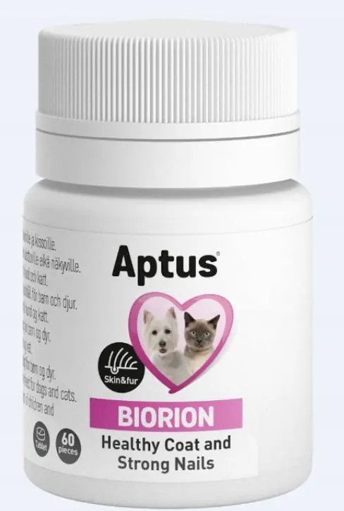 Aptus Biorion 60 tabletek poprawia stan skóry wzrost sierści i pazurów Tani