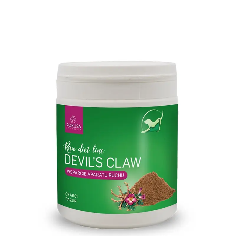 Oferta czasowa Pokusa RawDietLine Devl‘s Claw Czarci pazur wsparcie aparatu ruchu 100g