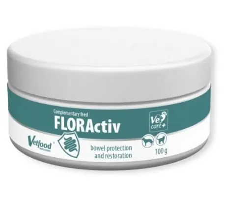 Oferta limitowana Vetfood Floractiv odżywczy preparat dla psów i kotów 100g