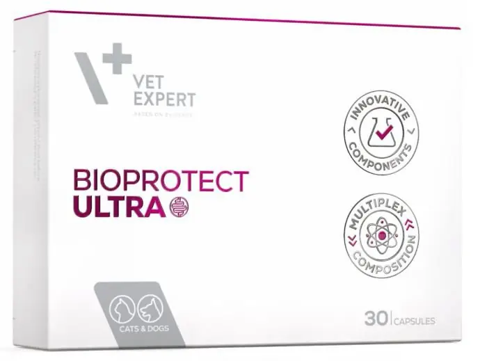 Vet Expert Bioprotect Ultra zaburzenie przewodu pokarmowego 30 kapsułek Do wyczerpania zapasów