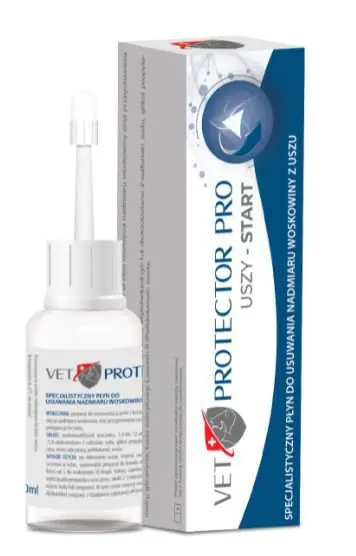JM Sante Vet protector Pro uszy start preparat do stosowania u psów i kotów w celu usunięcia nadmiaru woskowiny 30ml Kup teraz