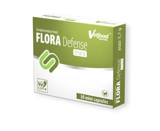 Ostatnia szansa Vetfood Flora Defense mini na jelita odporność i wzmocnienie organizmu 30 kapsułek