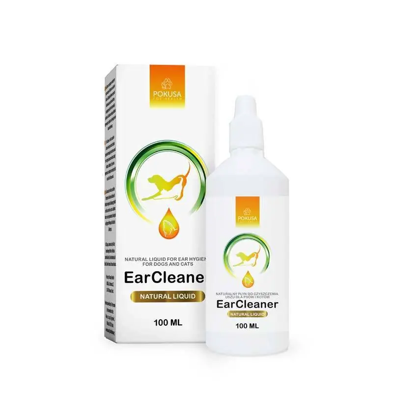 Ostatnia szansa Pokusa GreenLine Ear Cleaner płyn do czyszczenia uszu dla psów i kotów 100ml
