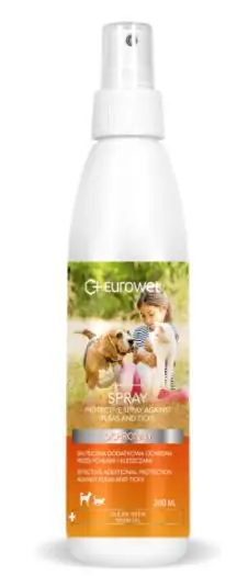 Tylko do końca tygodnia Eurowet Spray ochronny przeciw pchłom i kleszczom spray 200ml