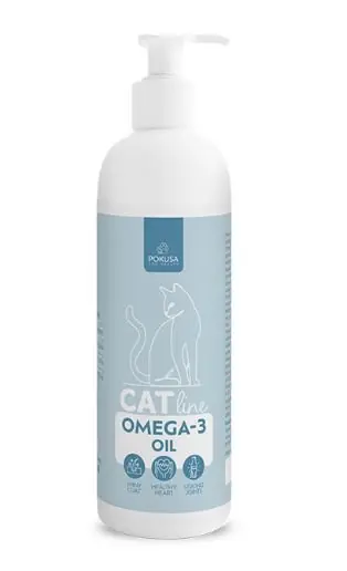 Darmowy zwrot Pokusa CatLine Olej Omega-3 z dziko żyjących ryb dla kotów 100ml