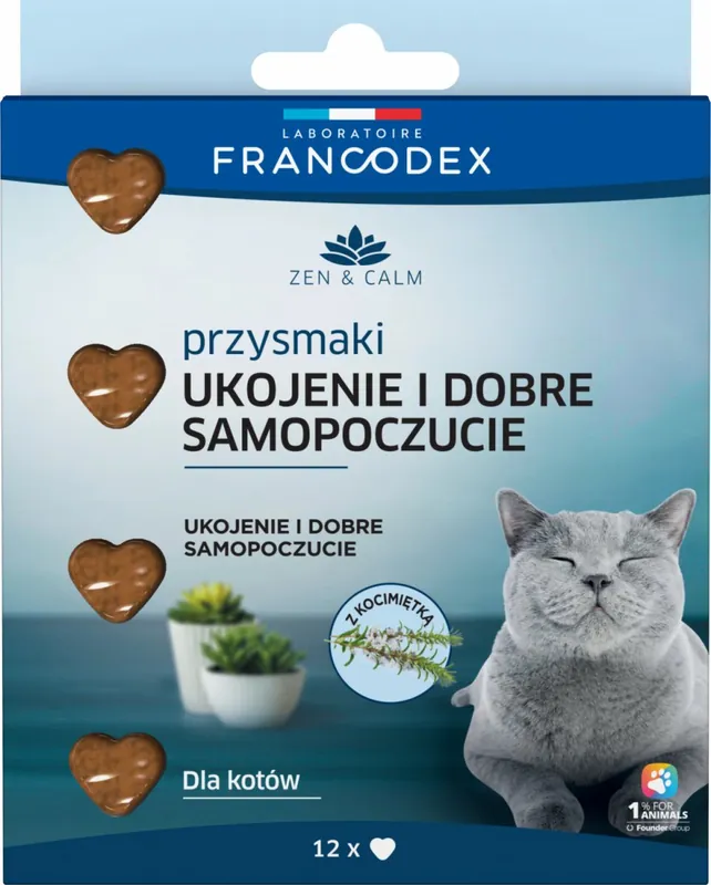 Francodex Przysmak antystresowy dla kota z kocimiętką 12szt. Do wyczerpania zapasów