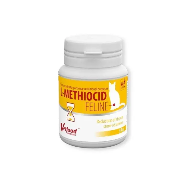 Vetfood L-Methiocid for Cat 39g na kamienie struwitowe Nie przegap