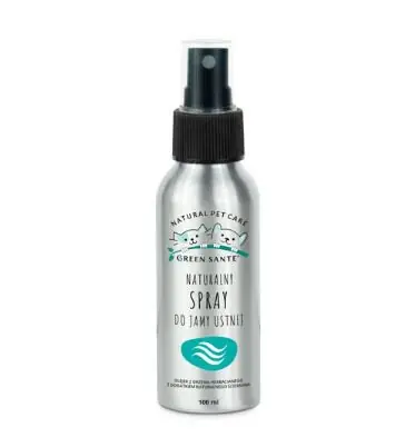 Premium JM Sante Green naturalny spray do jamy ustnej dla psa i kota 100ml