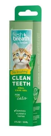 Tropiclean Fresh Breath Clean Teeth Oral Care żel do pielęgnacji jamy ustnej u kota 59ml Super okazja