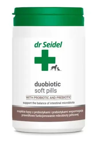Hit cenowy Dr Seidel Duobiotic Soft Pills miękkie kąski z probiotykami i prebiotykami dla psów i kotów 225g